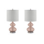 510 Design Ellipse Ellipse Curved Gourd Glass Table Lamp, Set of 2