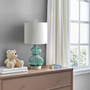 510 Design Ellipse Ellipse Curved Gourd Glass Table Lamp, Set of 2