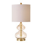 510 Design Ellipse Ellipse Curved Gourd Glass Table Lamp, Set of 2
