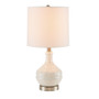 510 Design Gypsy White Embossed Boho Table Lamp