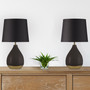 510 Design Liora 2-Tone Ceramic Table Lamp Set of 2