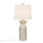 510 Design Luxuria Textured Glass and Acrylic Base Table Lamp