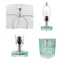 510 Design Luxuria Textured Glass and Acrylic Base Table Lamp