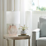 510 Design Bella Pink Geometric Glass Table Lamp