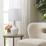 510 Design Celine White Textured Ceramic Table Lamp