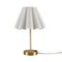 510 Design Chique Gold Tap-Control and Dimmable Accent Table Lamp with Power Outlet