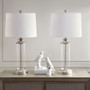 510 Design Clarity Glass Cylinder Table Lamp Set of 2