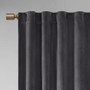 510 Design Colt Room Darkening Metallic Printed Poly Velvet Rod Pocket/Back Tab Window Panel Pair