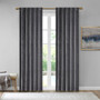 510 Design Colt Room Darkening Metallic Printed Poly Velvet Rod Pocket/Back Tab Window Panel Pair