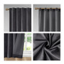 510 Design Colt Room Darkening Metallic Printed Poly Velvet Rod Pocket/Back Tab Window Panel Pair
