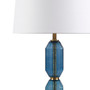 510 Design Zirconia Faceted Blue Glass Table Lamp