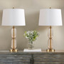 510 Design Zirconia Faceted Blue Glass Table Lamp