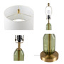 510 Design Zirconia Faceted Blue Glass Table Lamp