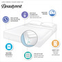 Beautyrest 1000 Thread Count Blue HeiQ Smart Temperature Cotton Blend 4 PC Sheet Set