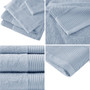 Beautyrest Nuage Cotton Tencel Blend Antimicrobial 6 Piece Towel Set