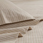 Beautyrest Oversized Cotton Flannel Stripes 4 Piece Sheet Set