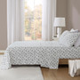 Beautyrest Oversized Cotton Flannel Stripes 4 Piece Sheet Set