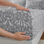 Beautyrest Oversized Cotton Flannel Stripes 4 Piece Sheet Set