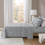 Beautyrest Oversized Cotton Flannel Stripes 4 Piece Sheet Set