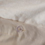 Clean Spaces Dover Natural 3 Piece Organic Cotton Oversized Duvet Cover Set