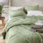 Comfort Spaces Mina Waffle Weave Textured Quilt Set