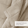 Comfort Spaces Mina Waffle Weave Textured Quilt Set