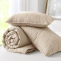 Comfort Spaces Mina Waffle Weave Textured Quilt Set
