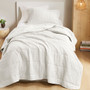 Comfort Spaces Mina Waffle Weave Textured Quilt Set
