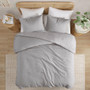 Comfort Spaces Mina Waffle Weave Textured Duvet Cover Set