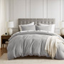 Comfort Spaces Mina Waffle Weave Textured Duvet Cover Set