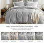 Comfort Spaces Mina Waffle Weave Textured Duvet Cover Set