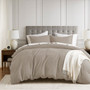 Comfort Spaces Mina Waffle Weave Textured Duvet Cover Set