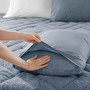 Comfort Spaces Kyla Double Diamond Quilted Teddy Comforter Set