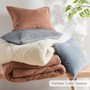 Comfort Spaces Kyla Double Diamond Quilted Teddy Comforter Set