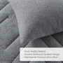 Comfort Spaces Kyla Double Diamond Quilted Teddy Comforter Set
