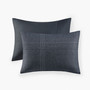 Croscill Casual Anders Charcoal 3 Piece Duvet Set