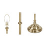Hampton Hill Athena Antique Brass Floor Lamp 59"H
