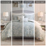 Harbor House Chelsea Blue 3 Piece Cotton Duvet Cover Set