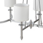 Hampton Hill Elegenza 6-light Chandelier with Fabric Drum Shades