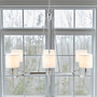 Hampton Hill Elegenza 6-light Chandelier with Fabric Drum Shades