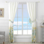 Grand Bahama White Window Curtain Panel