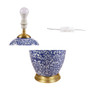 Hampton Hill Mystique Blue Blue Ceramic Ginger Jar Table Lamp