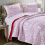 Holly, Cross Stitch White Quilt Set