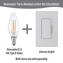 Hampton Hill Presidio 5-Light Dimmable Chandelier with Drum-shaped Fabric Shade & Adjustable Height