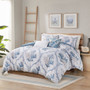 Harbor House Pismo Beach 5 Piece Cotton Duvet Cover Set with Throw Pillows