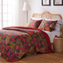Jewel Red Quilt Set