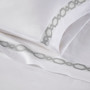 Croscill Signature Hem Grey 300TC Cotton Pillowcases