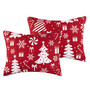 Peppermint Party Red Sham