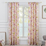 Misty Bloom Pink Window Panel