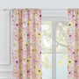 Misty Bloom Pink Window Panel